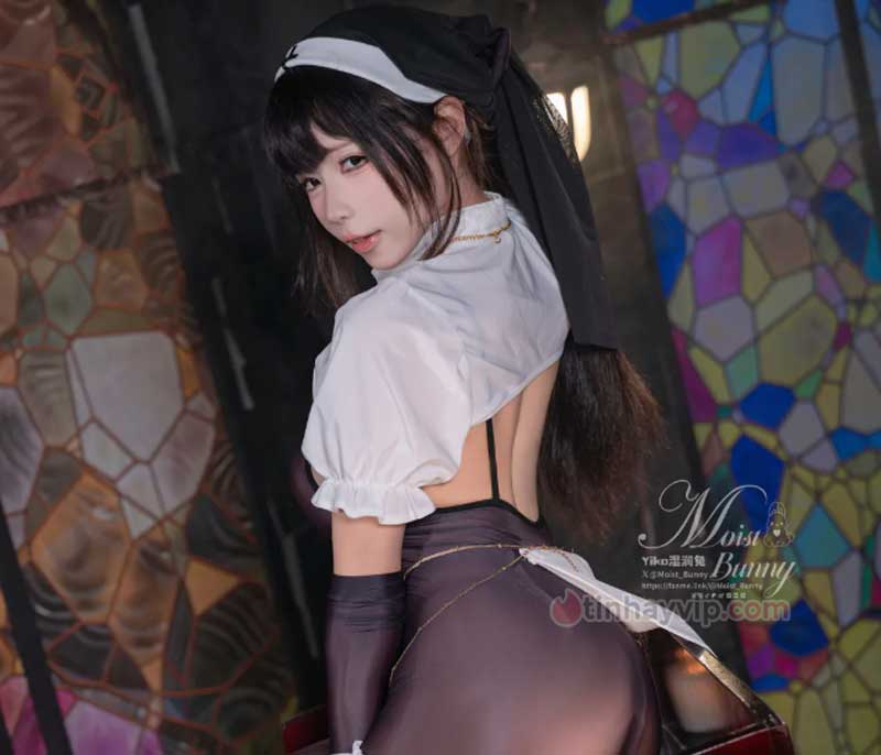 Yaokoututu cosplay nữ tu sĩ 18+