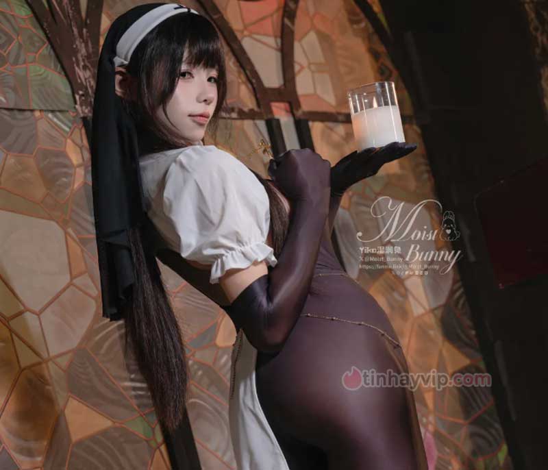 Yaokoututu cosplay nữ tu sĩ 18+