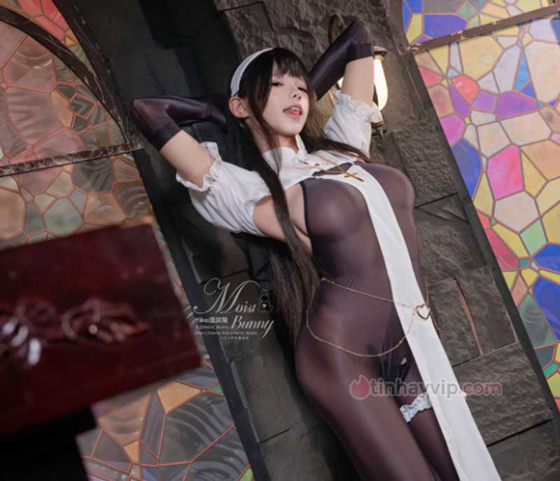 Yaokoututu cosplay nữ tu sĩ 18+