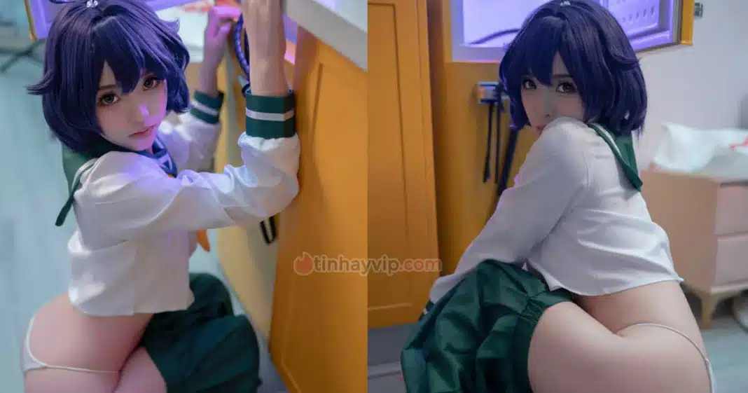 Bangni cosplay Hiiragi Utena 18+ cởi bạo show hàng