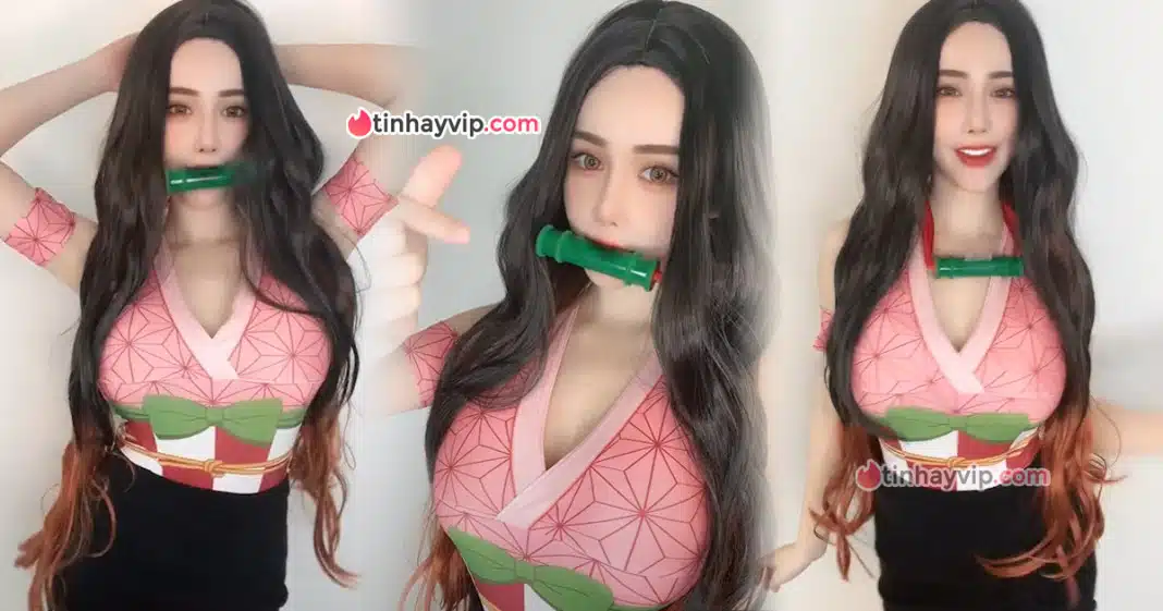 Lộ ảnh Jenna Chew cosplay Nezuko cực quyến rũ khiến CĐM phát sốt