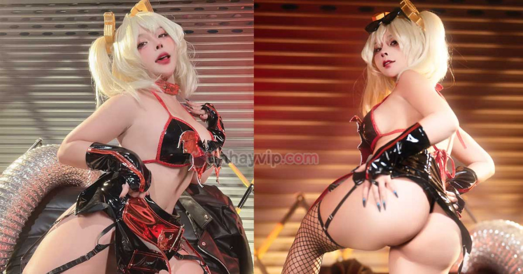 Saya Momo cosplay Burnice White ZZZ 18+ khỏa thân