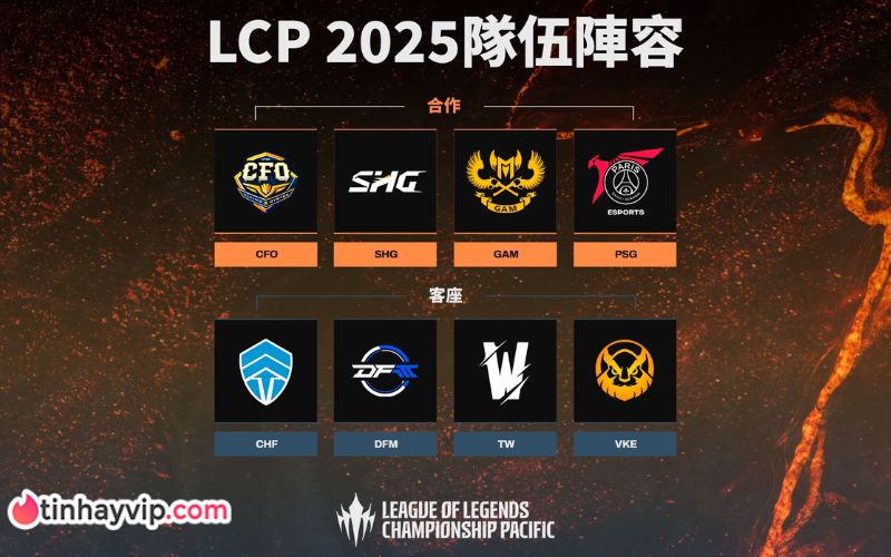 Lịch thi đấu LCP 2025 Mid Season - Đối thủ nặng ký của GAM Lịch thi đấu LCP 2025 tuần 5.