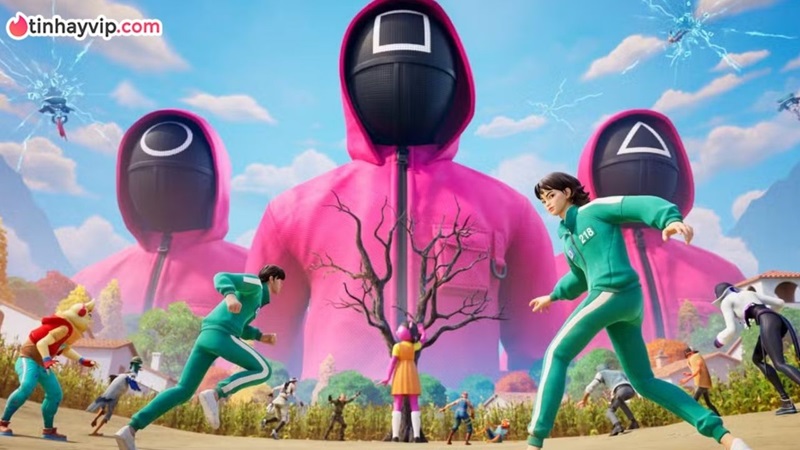 Fortnite chính thức ra mắt loạt skin "Squid Game" cực hot