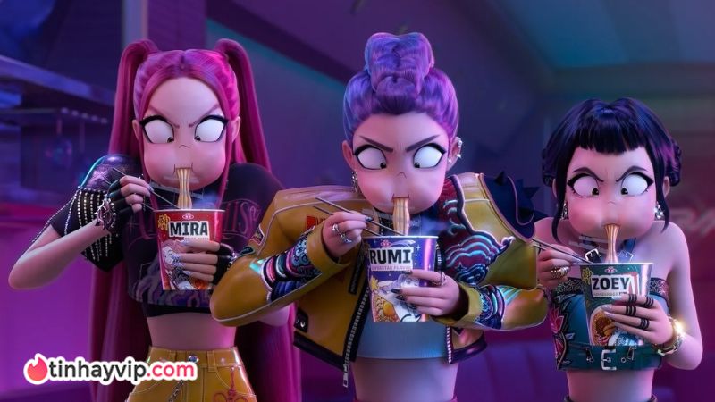 Kpop Demon Hunters: Mãn nhãn với màn giải cứu thế giới độc đáo của bộ 3 idol Kpop xinh đẹp Kpop Demon Hunters 4