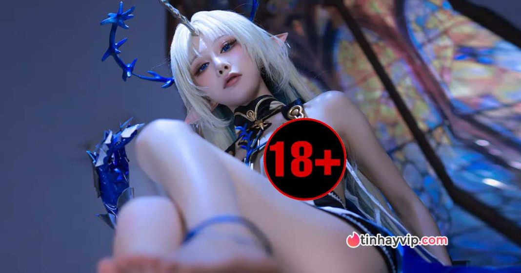 Aqua cosplay Fleurdelys Wuthering Waves 18+ cực nuột