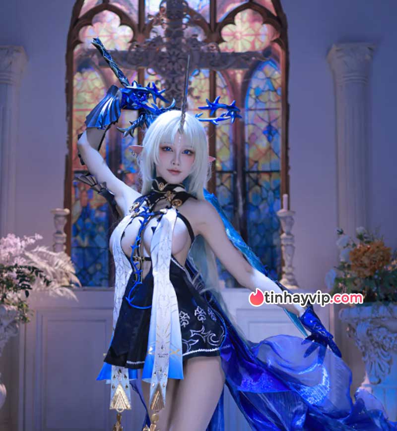 Aqua cosplay Fleurdelys Wuthering Waves 18+ cực nuột Aqua cosplay Fleurdelys Wuthering Waves 18+ cực nuột