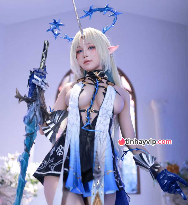 Aqua cosplay Fleurdelys Wuthering Waves 18+ cực nuột Aqua cosplay Fleurdelys Wuthering Waves 18+ cực nuột
