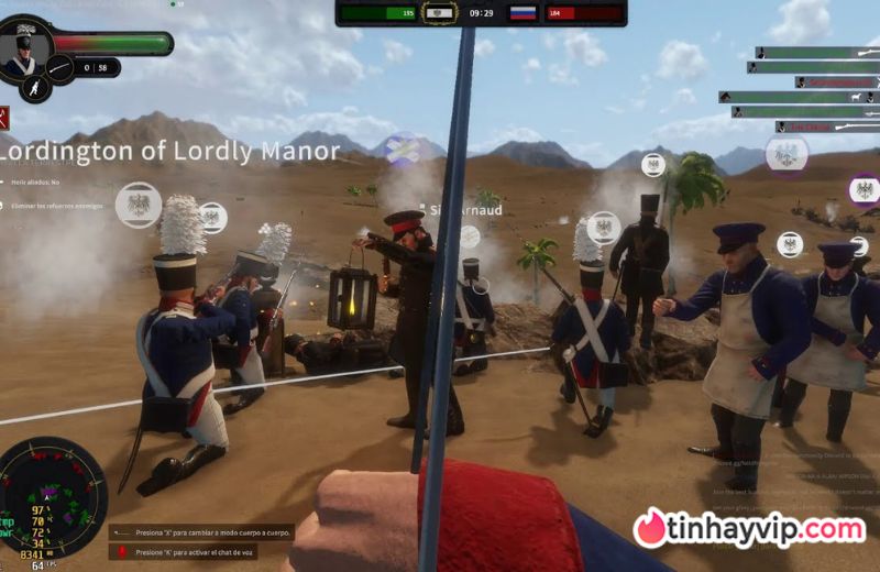 Gameplay và lớp nhân vật trong Holdfast Nations at War.