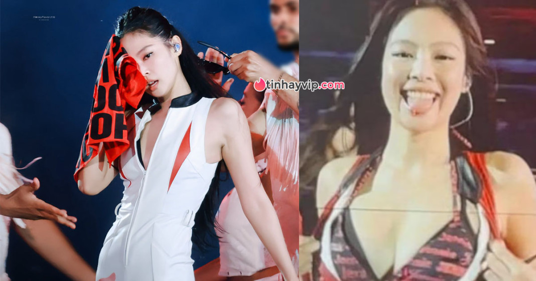 Jennie gây tranh cãi với màn khoe ngực tại đêm concert