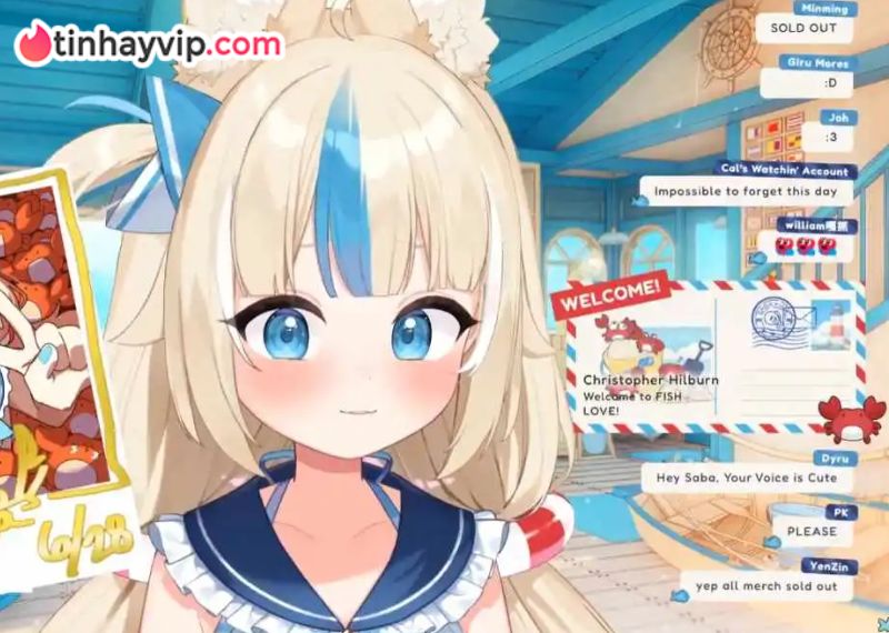 Sameko Saba và sự hậu thuẫn cộng đồng VTuber indie.