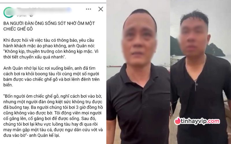 Chia sẻ của các nạn nhân may mắn.