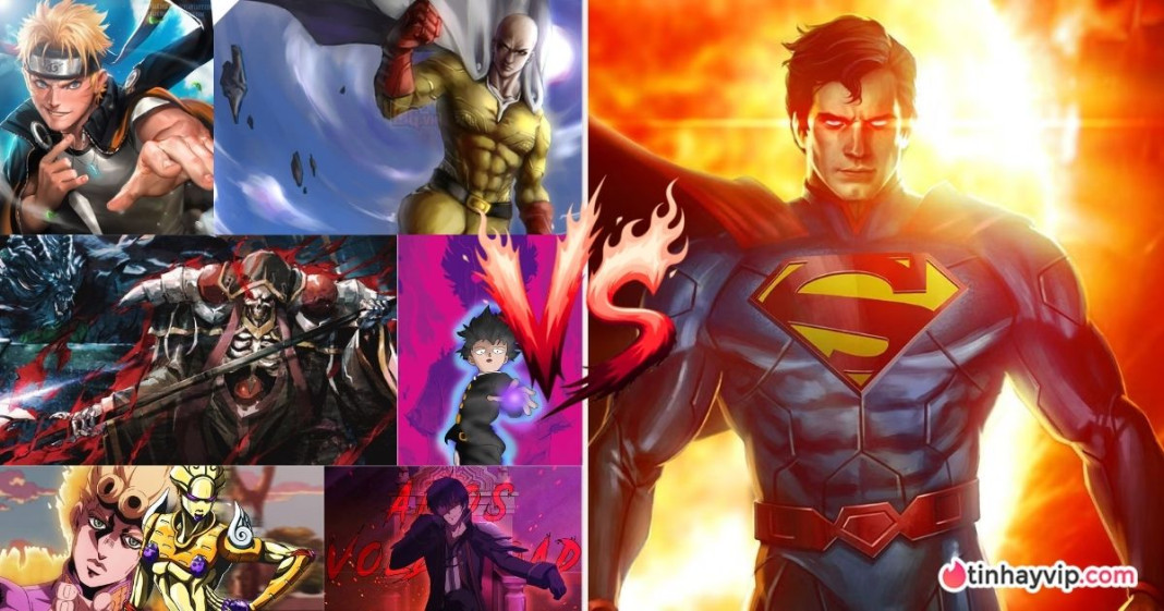 Top 10 nhân vật anime có thể đánh bại Superman ngoài Goku