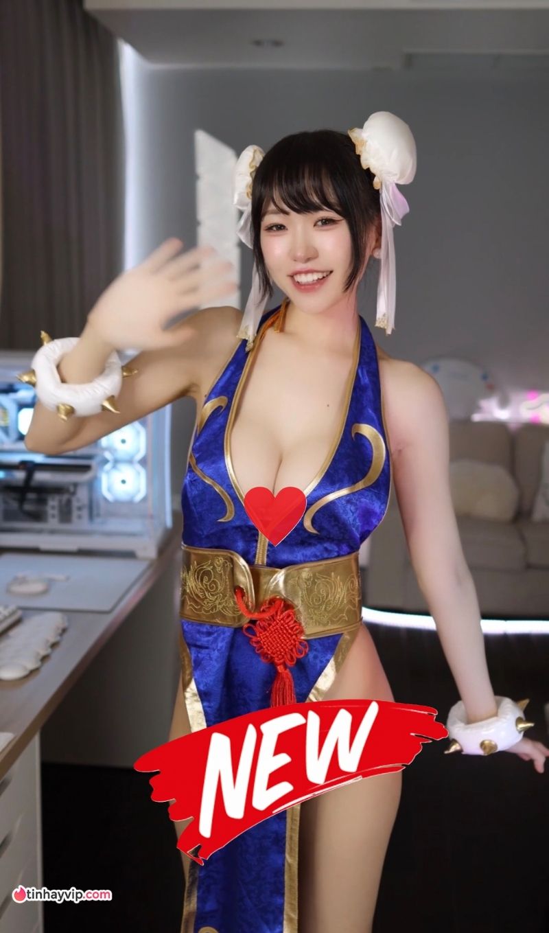 Smolmerichan cosplay Chun-li