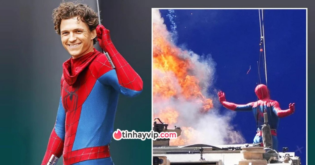 Phản ứng bất ngờ của Tom Holland sau pha chấn động não trên phim trường Spider-Man
