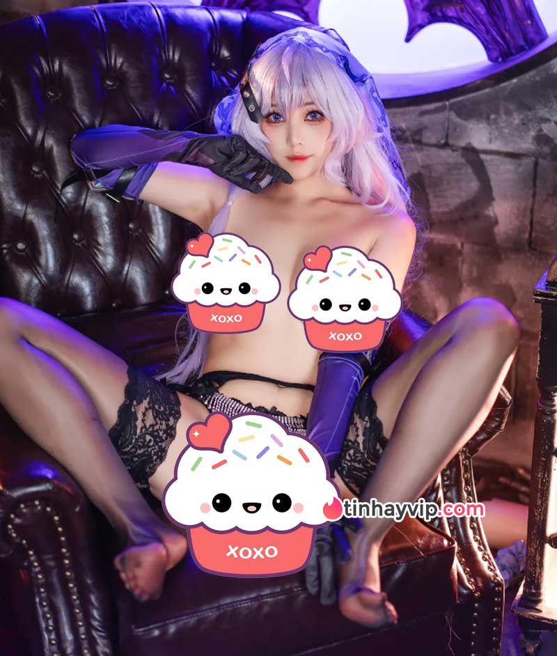 Meeu cosplay Black Swan Honkai Star Rail 18+