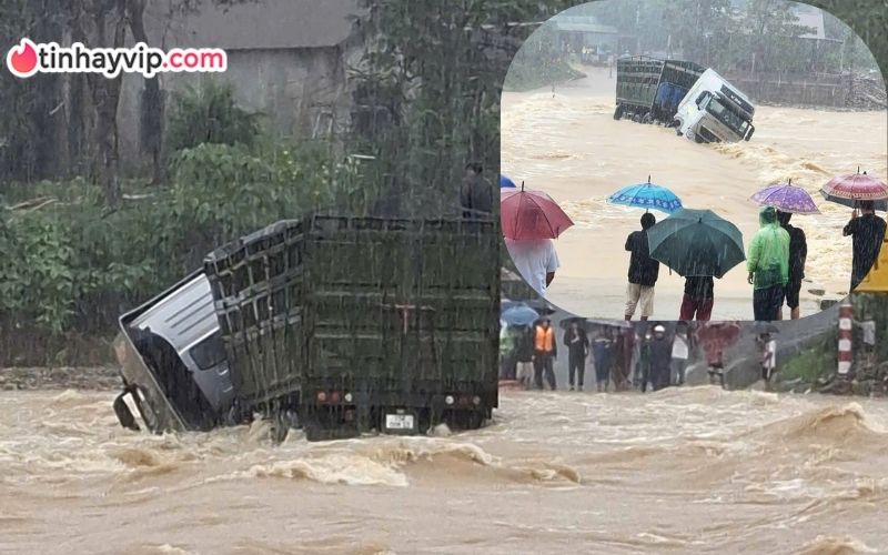 Tài xế container bị lũ cuốn trôi ở Quảng Trị được tìm thấy