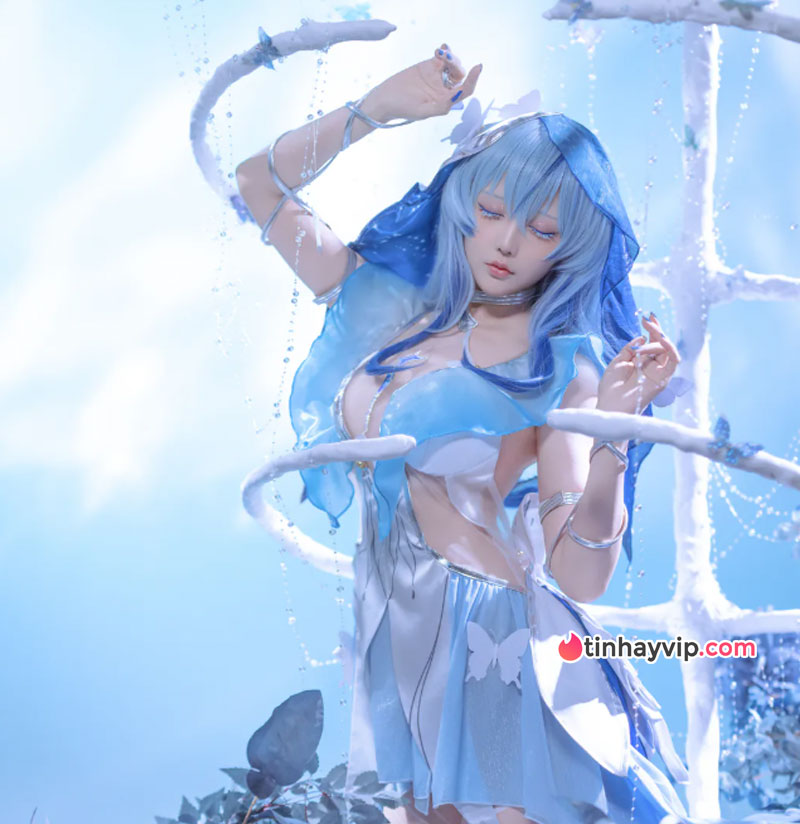 Hoshilily cosplay The Shorekeeper Wuthering Waves 18+