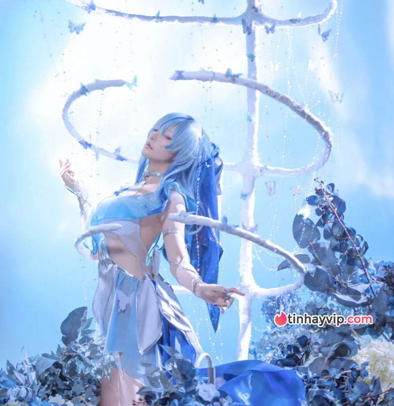 Hoshilily cosplay The Shorekeeper Wuthering Waves 18+