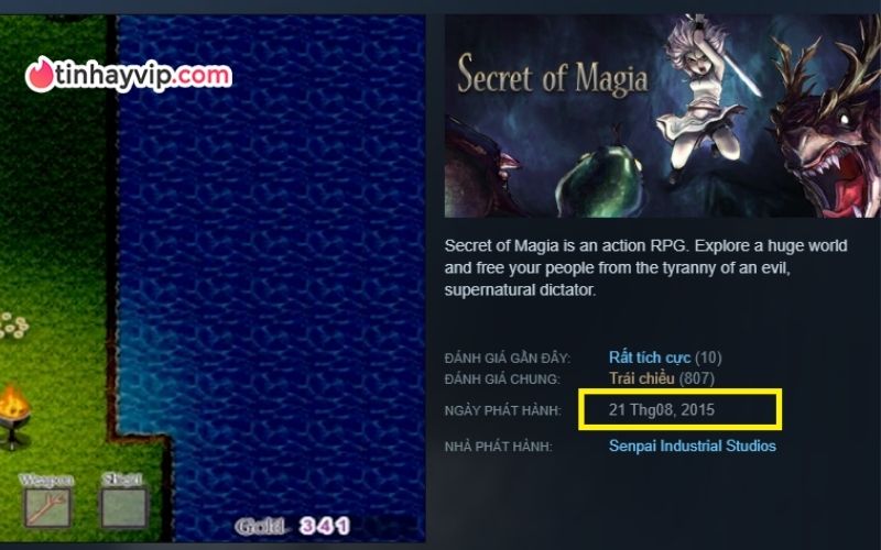 Tựa game 10 năm tuổi bất ngờ "hồi sinh" với mức tăng người chơi khó tin Secret of Magia "hồi sinh" với lượng người chơi tăng khó tin