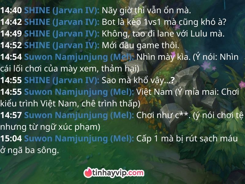 Biến căng: DRX LazyFeel bị một tuyển thủ "gà mờ" phân biệt chủng tộc trong game xếp hạng máy chủ Hàn Quốc DRX LazyFeel bị một tuyển thủ "gà mờ" phân biệt chủng tộc