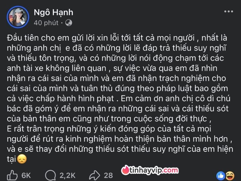 Bài học cho nữ TikToker tài xế xe tải với video gây bức xúc Bài học cho nữ TikToker tài xế xe tải với video gây bức xúc
