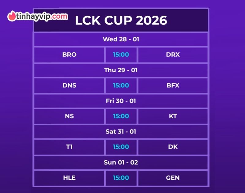 "Super Week" - tuần thi đấu mang tính định đoạt tại LCK Cup 2026 "Super Week" tuần thi đấu mang tính định đoạt tại LCK 2026