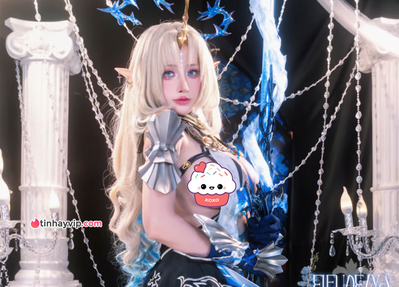 Byoru khoe ảnh cosplay Fleurdelys lộ cả vườn trái cây