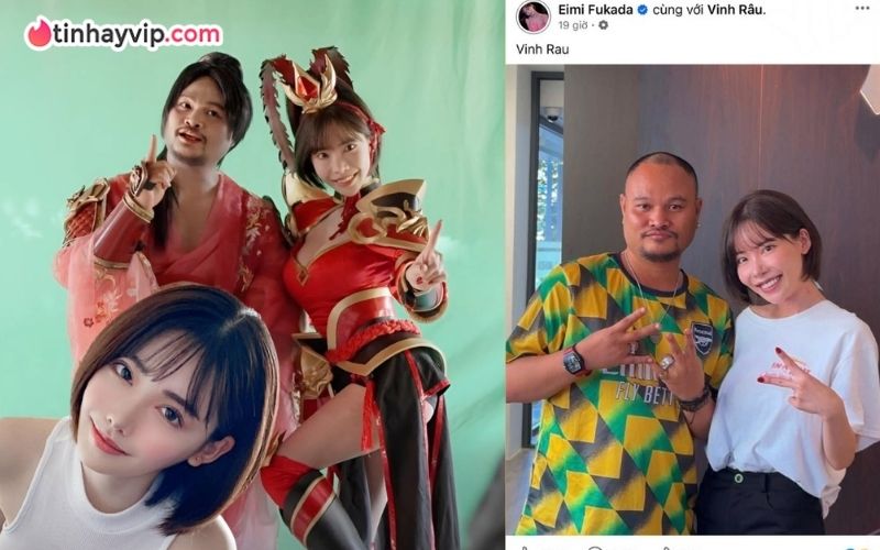 Eimi Fukada và Vinh Râu cùng làm một điều mà fan không ngờ
