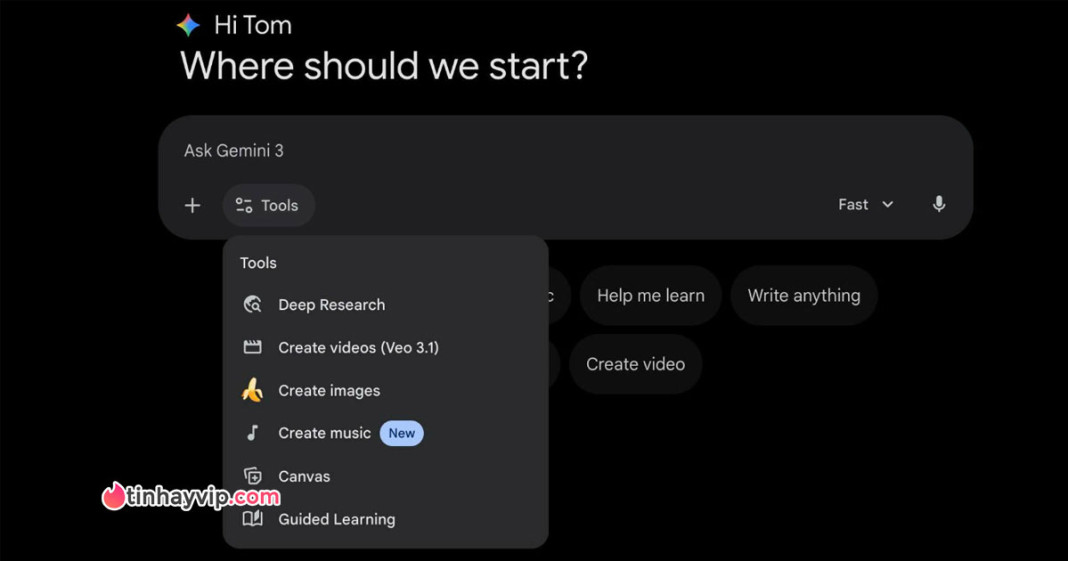Gemini cập nhật tính năng cho phép làm nhạc bằng AI