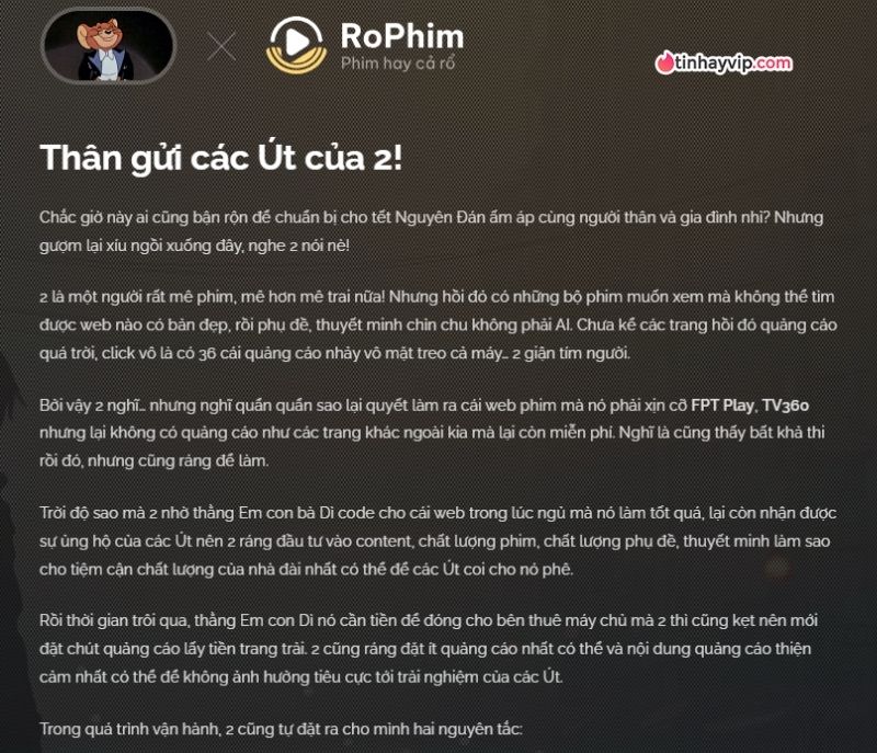 Rổ Phim chính thức thông báo đóng cửa vì lý do không ngờ tới