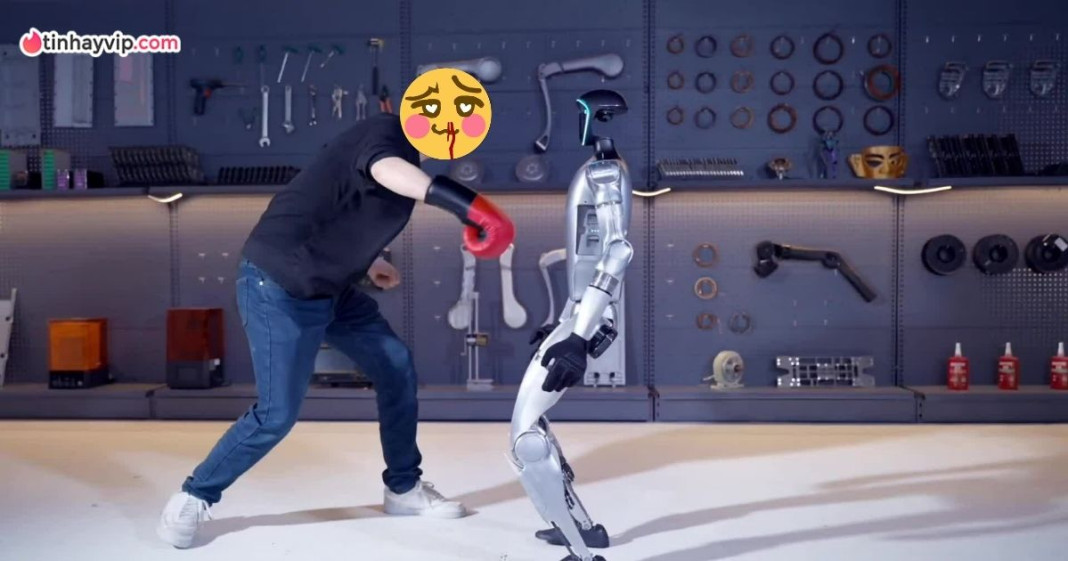 Robot Unitree G1 của Trung Quốc đá xịt máu mũi người điều khiển