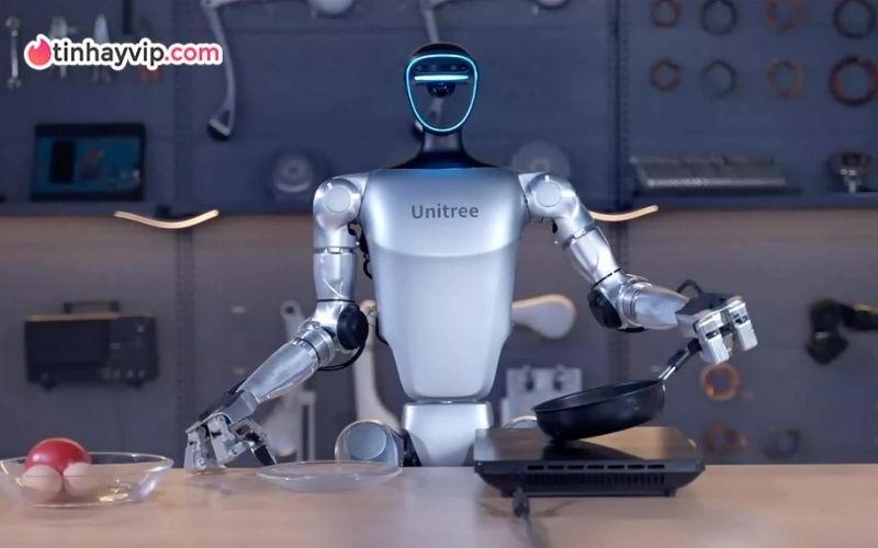 Robot Unitree G1 của Trung Quốc đá xịt máu mũi người điều khiển Robot Unitree G1 của Trung Quốc đá xịt máu mũi người điều khiển