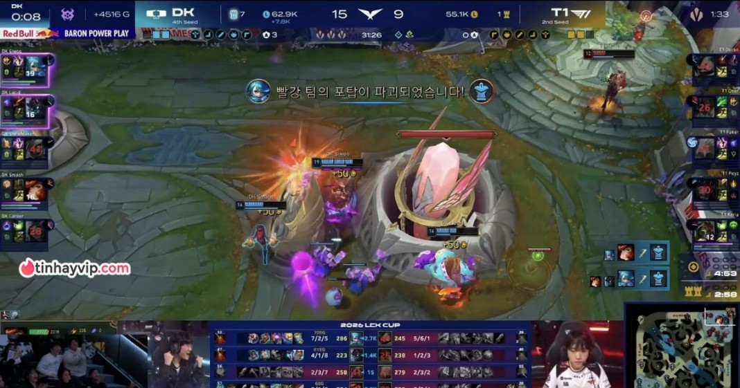 T1 vs DK: Cú sảy chân khó ngờ của nhà đương kim vô địch