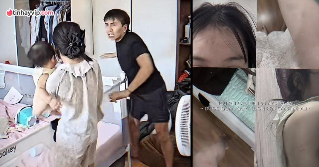 Clip TikToker Thắng Phỏng đánh vợ và bị tố tệ bạc với vợ con