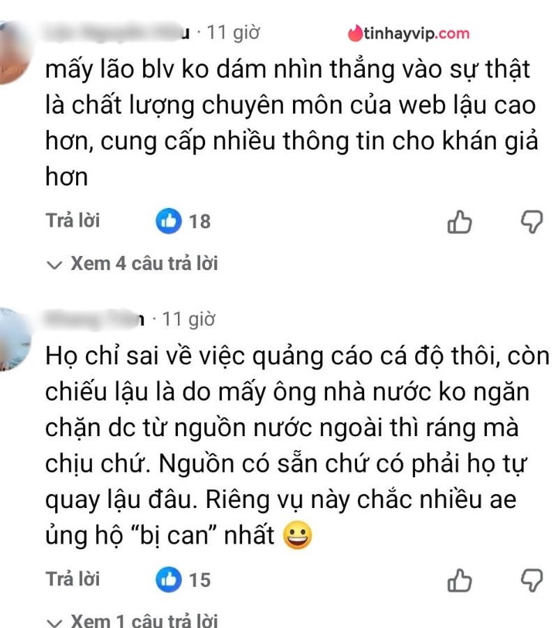 Vụ Xôi Lạc TV chưa hạ nhiệt, netizen so sánh chất lượng BLV