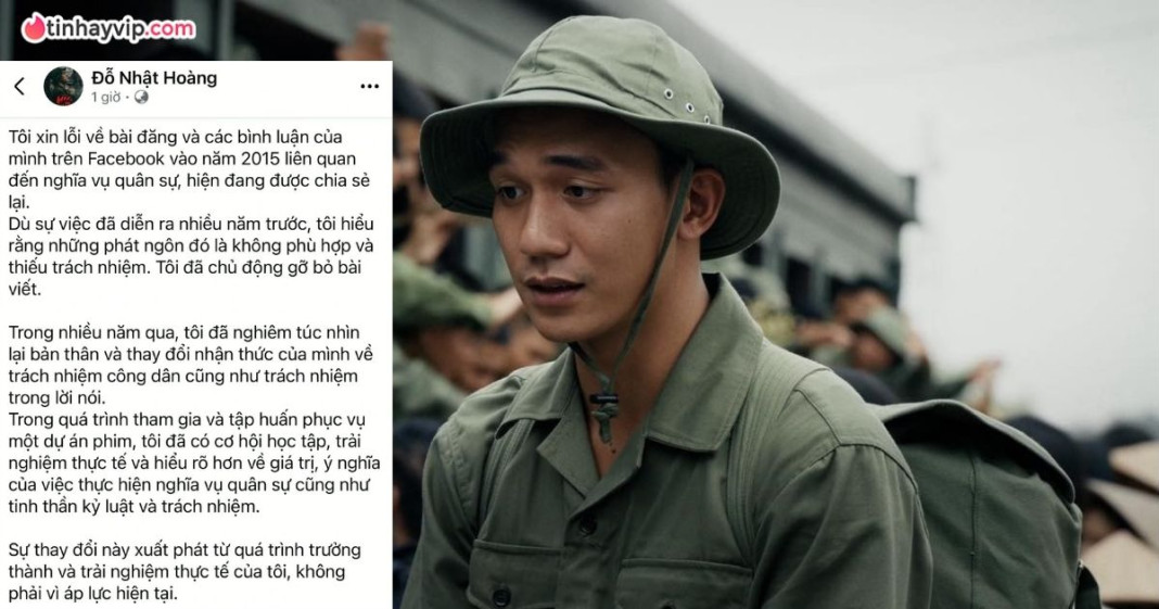 Đỗ Nhật Hoàng lên tiếng xin lỗi về phát ngôn gây tranh cãi