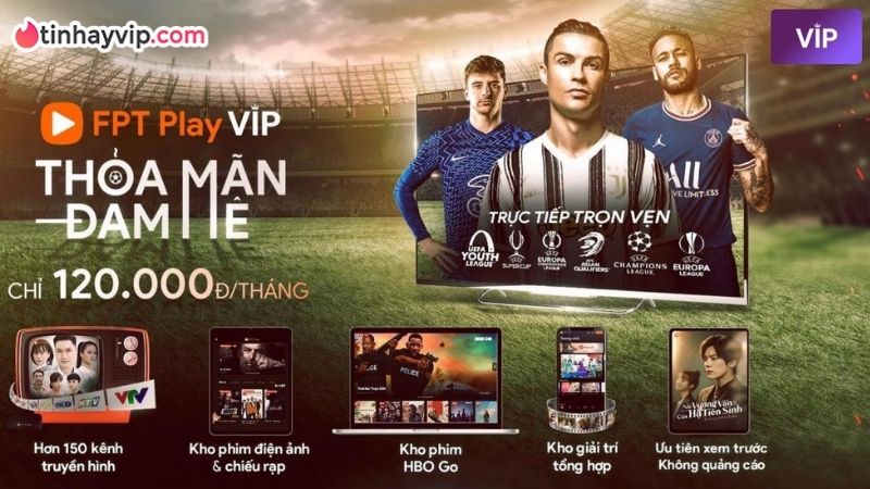 Top kênh xem bóng đá trực tiếp có bản quyền được ưa chuộng