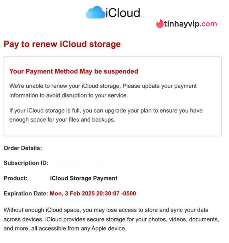 Cảnh báo: Cái bẫy iCloud đầy có thể khiến người dùng iPhone mất trắng Cảnh báo: Cái bẫy iCloud đầy có thể khiến người dùng iPhone mất trắng