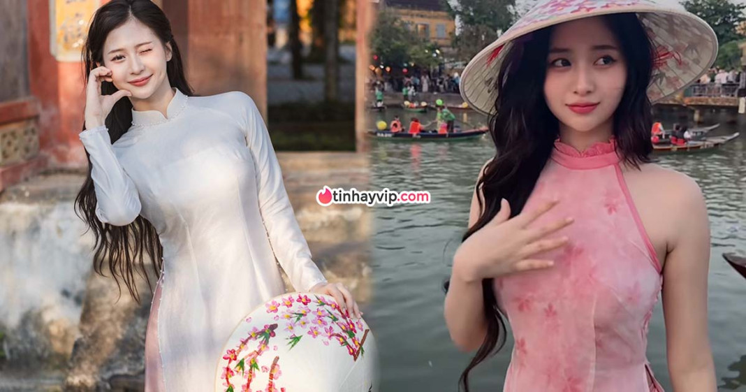 Mỹ nhân ngoại quốc gây sốt trong tà áo dài Việt Nam