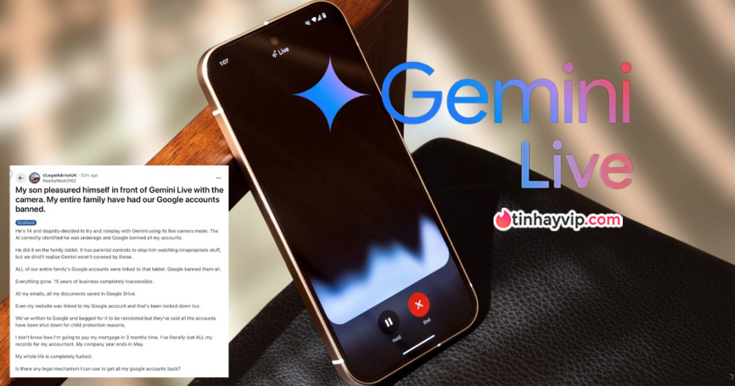 Tài khoản Google của cả nhà bị khoá vì... con trai 