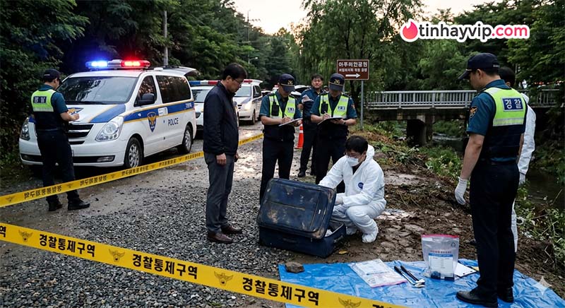 Chiếc vali đáng ngờ bên bờ suối hé lộ bí mật kinh khủng về "địa ngục trần gian" của người mẹ Vụ án thi thể mẹ vợ nằm gọn trong vali rúng động Hàn Quốc