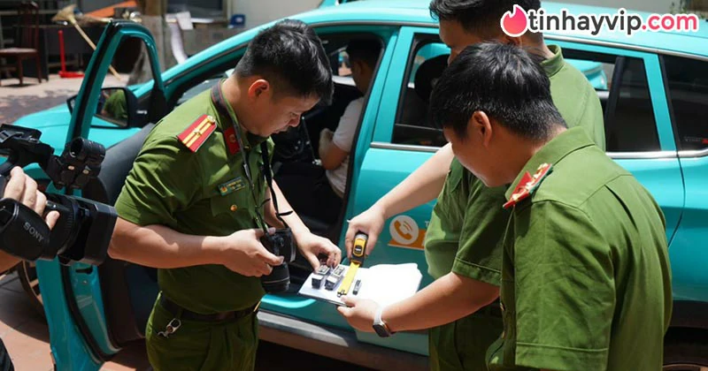 Bắt giữ 4 tài xế taxi Xanh SM sử dụng thủ đoạn gian lận cước tại Thái Nguyên