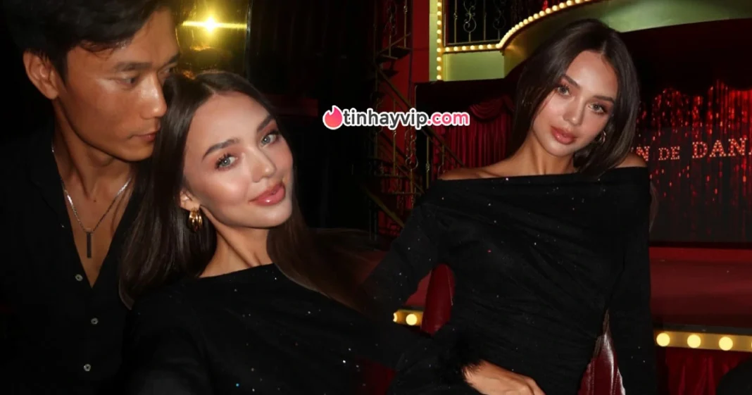 Dianka Zakhidova gây bão với ánh mắt sát khí khi đi xem show nghệ thuật cùng chồng