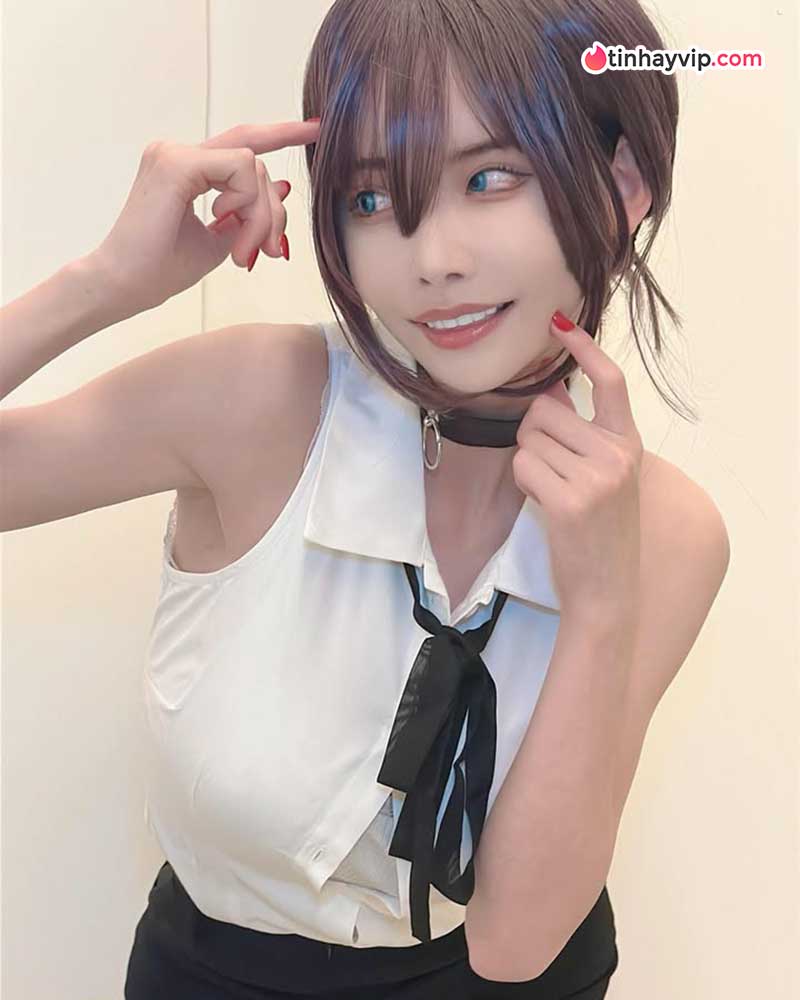 Eimi Fukada tung ảnh cosplay Makima đầy ma mị quyến rũ