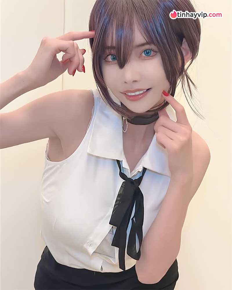 Eimi Fukada tung ảnh cosplay Makima đầy ma mị quyến rũ