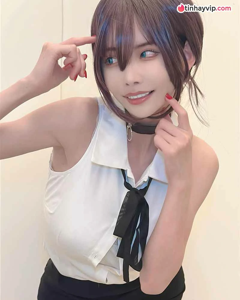 Eimi Fukada tung ảnh cosplay Makima đầy ma mị quyến rũ