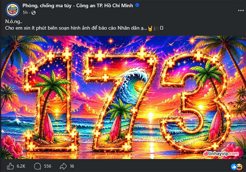 Content hài hước và gần gũi của fanpage Công an TP HCM khiến nhiều bạn trẻ nhiệt liệt ủng hộ