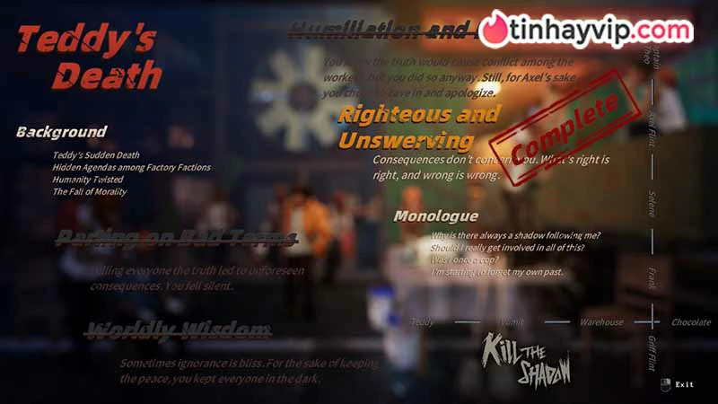 Kill the Shadow: Game trinh thám đa kết cục tung demo