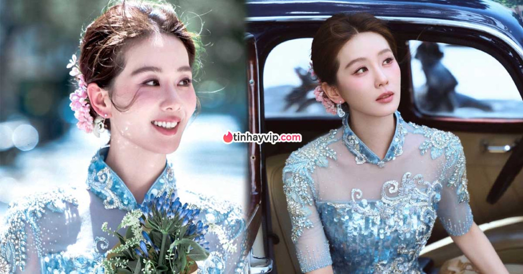Lưu Thi Thi gây chú ý khi xuất hiện tại Hồ Gươm, Hà Nội